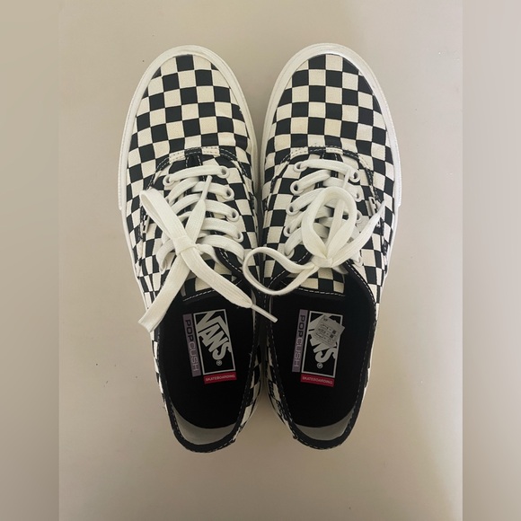 Vans Skate Authentic Checkerboard blk/wht : Mens Sz: 9.5 - Picture 5 of 6